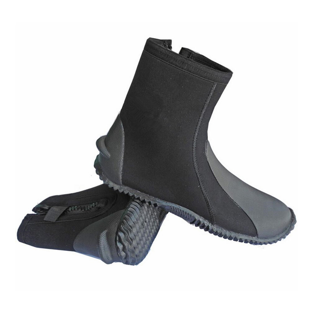 Hoher Stiefel aus 3 mm dickem Neopren mit YKK-Reißverschluss für Tauchstiefel für Männer und Frauen